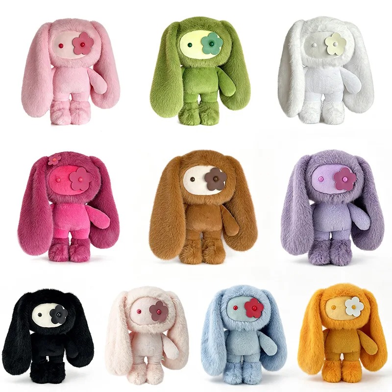 Home Decor Mod - Peluche lapin Juju mignon de 30cm,
