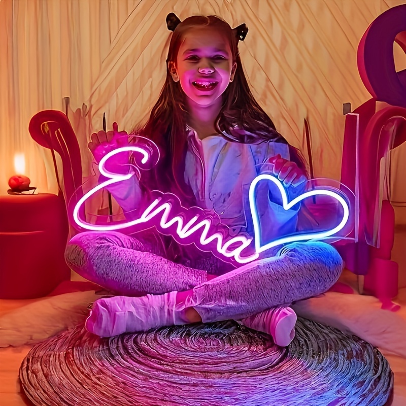 Neon Sign Led Custom - Enseigne murale LED néon personnalisée avec