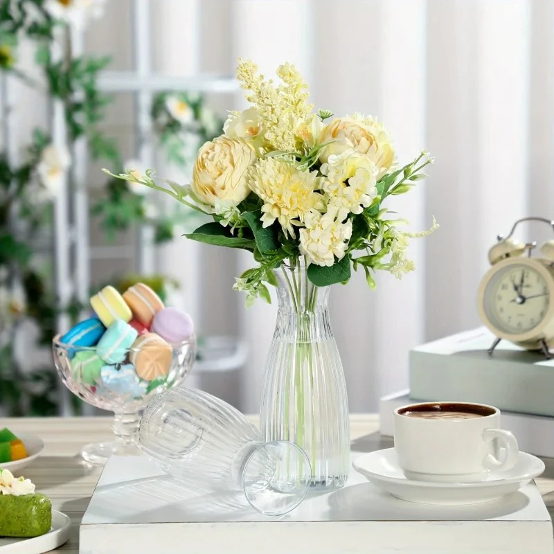 Home Decor Vase With Flowers - Ensemble de vases pour arrangements floraux