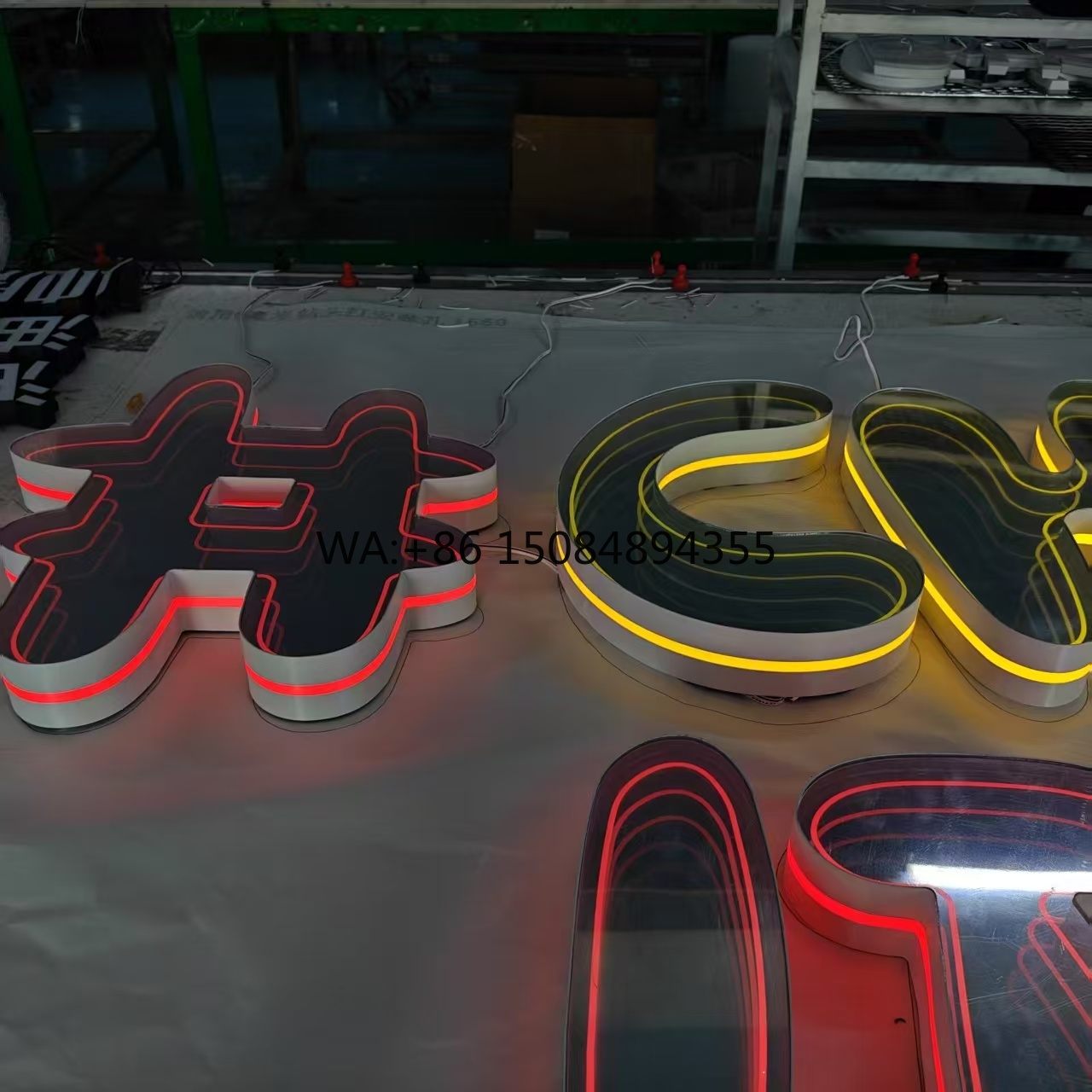 Neon Sign Led Custom - Enseigne néon personnalisée Infinity LED 3D