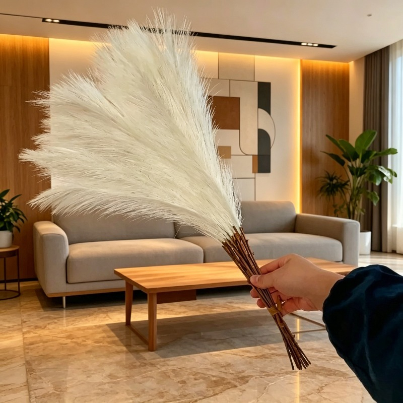 Pampas Grass Decor - Bouquet d'herbe de la Pampa artificielle,