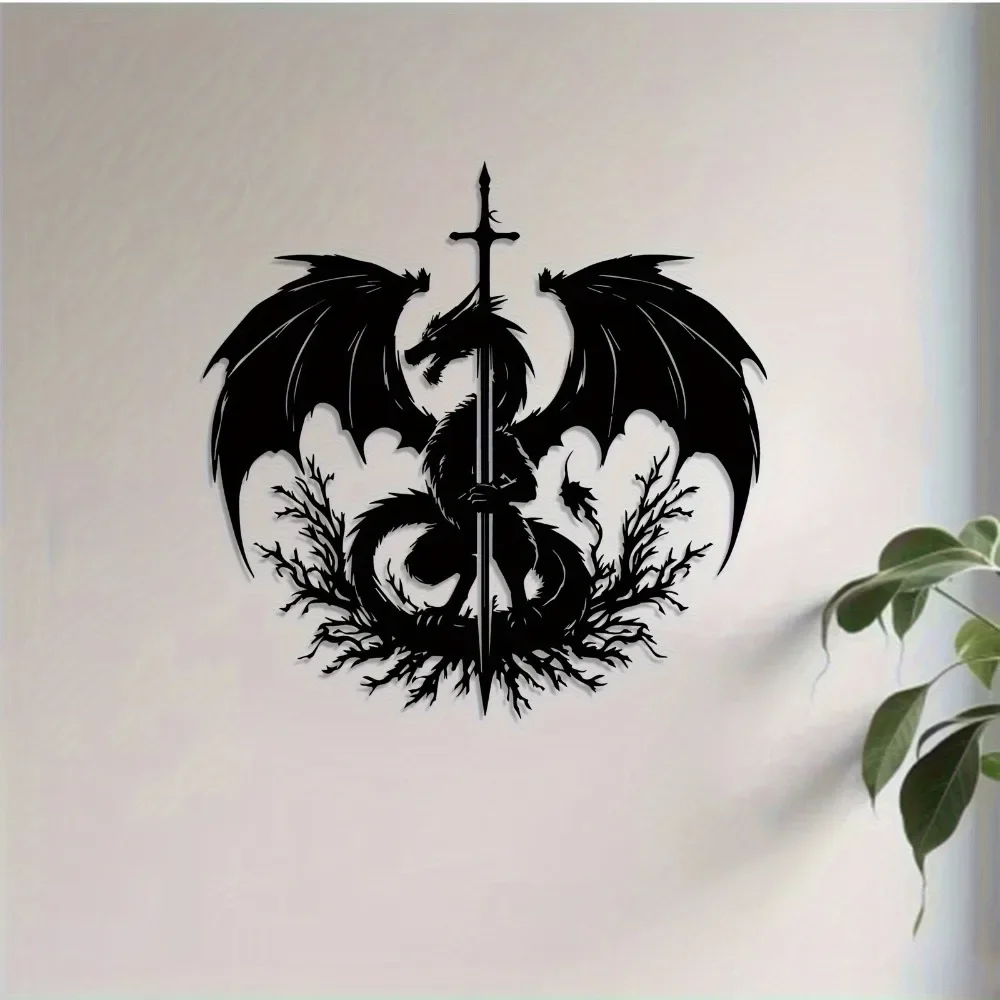Home Decor Medieval - 1 pièce Sculpture murale en aluminium
