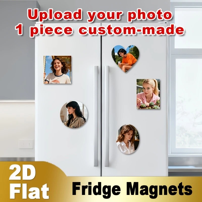Home Decor Painting - Aimant de réfrigérateur personnalisé avec photo,