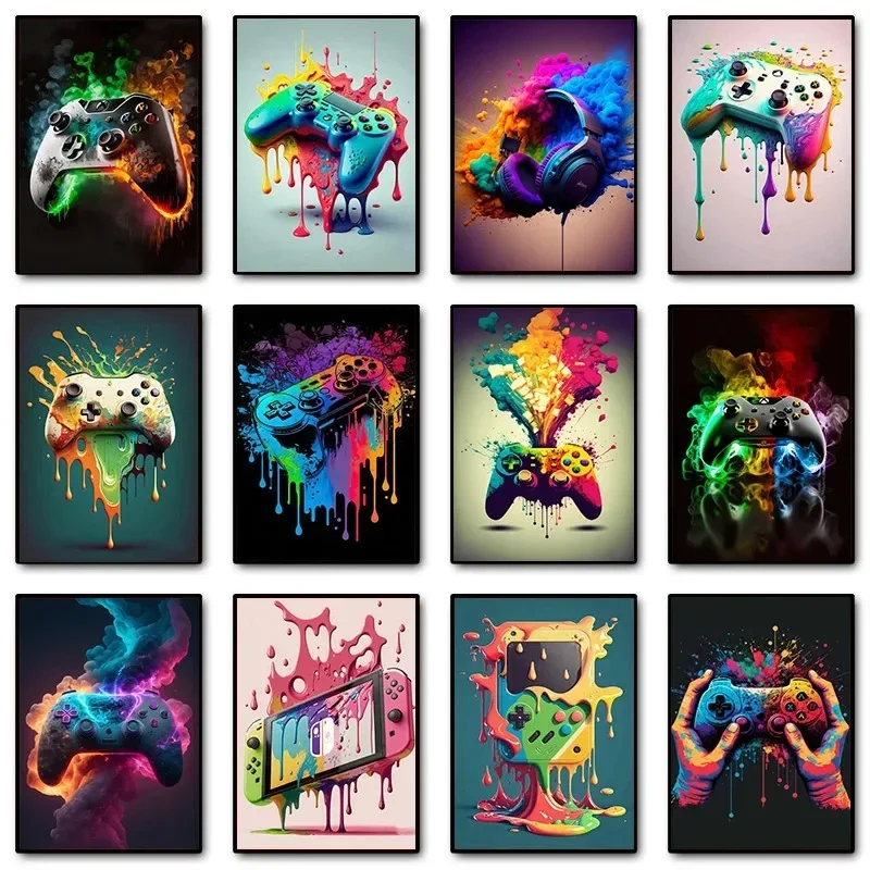 Home Decor Minimal - Affiches murales colorées Pop Art pour