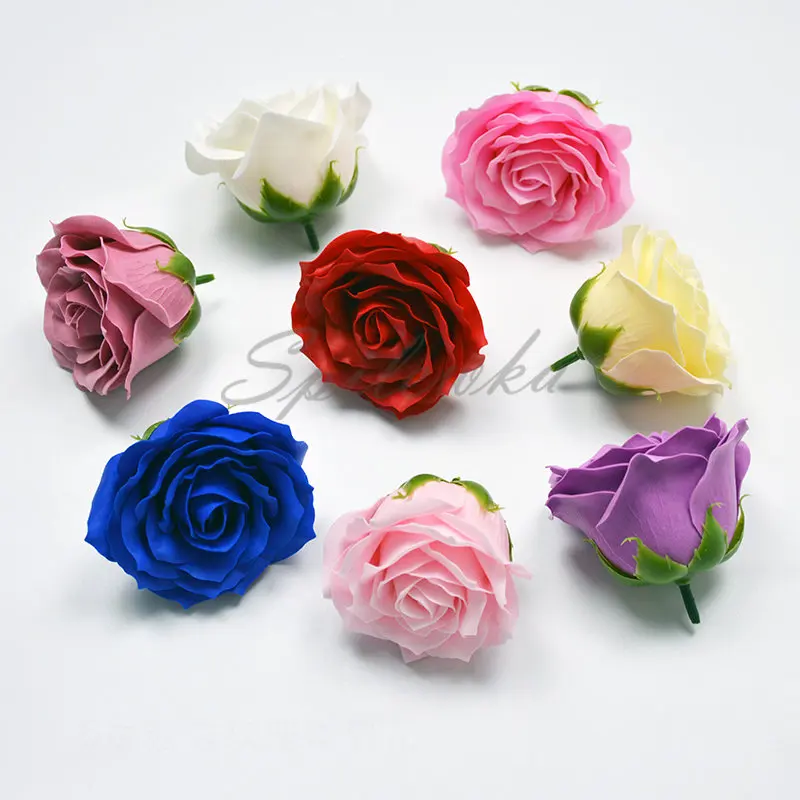 Home Decor For Wedding - Spilewka-Têtes de Fleurs Artificielles à 6