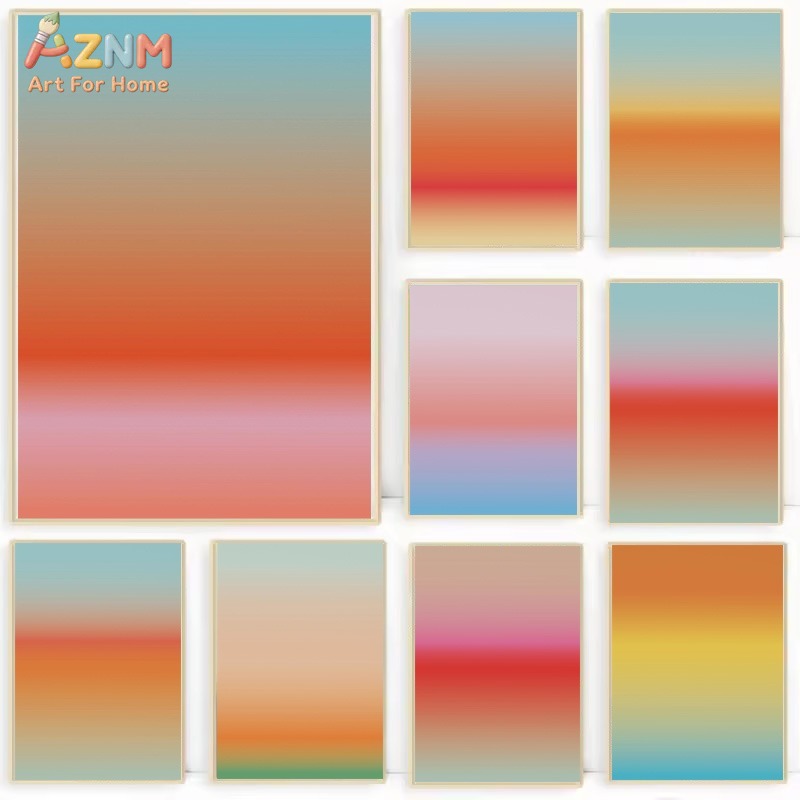 Home Decor Minimal - AZNM Art mural sur toile abstrait