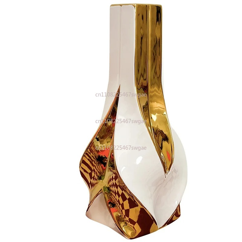Home Decor Vase With Flowers - Décoration de salon, arrangement floral créatif,