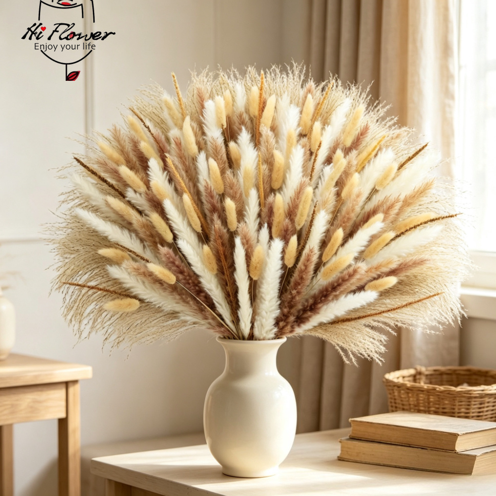 Bouquet d'herbe de la pampa sé - Pampas Grass Decor avis et prix