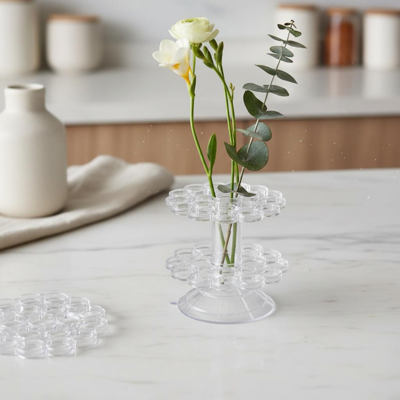 Support de tige de fleur en sp - Home Decor Vase With Flowers avis et prix