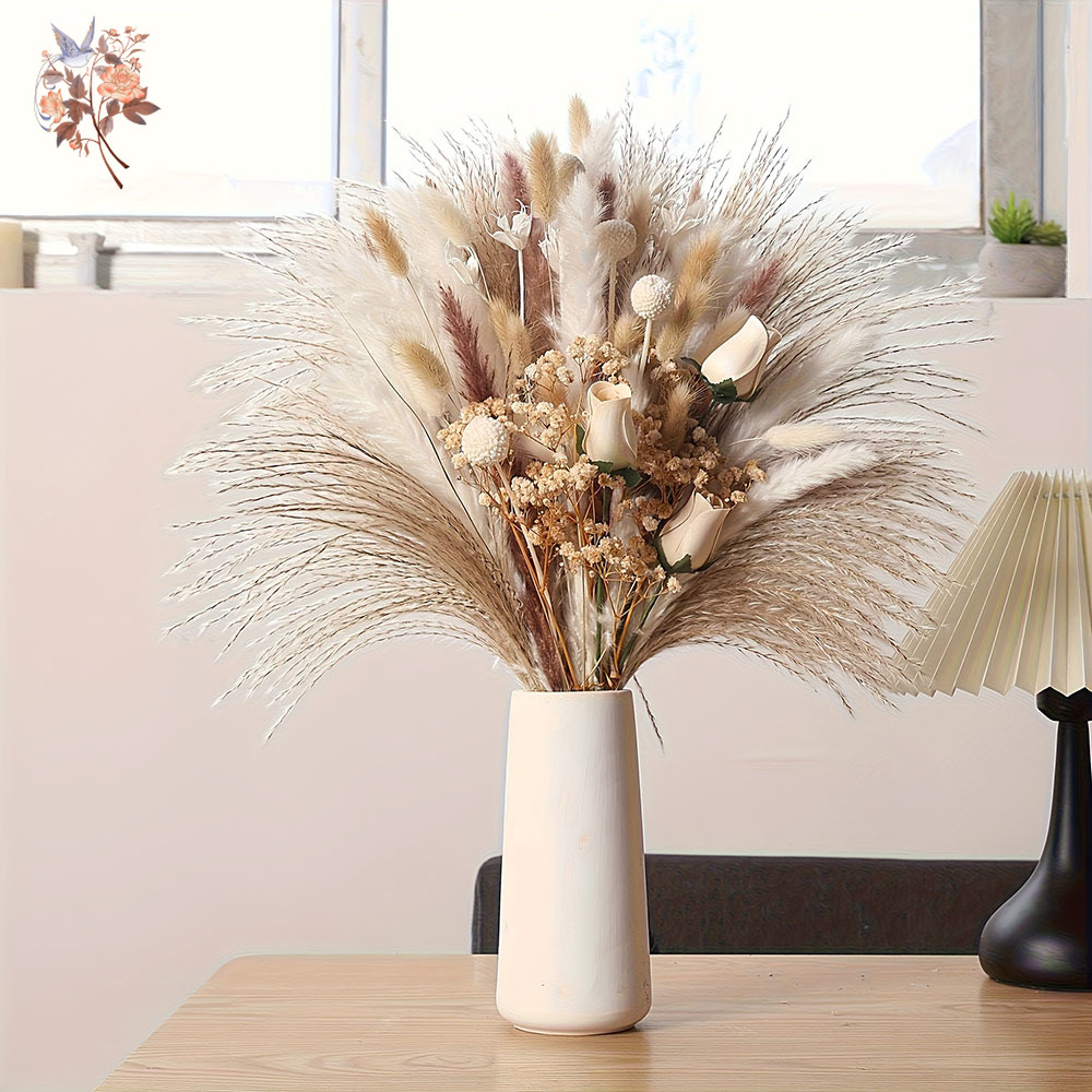 Bouquet de 80 fleurs artificie - Pampas Grass Decor avis et prix