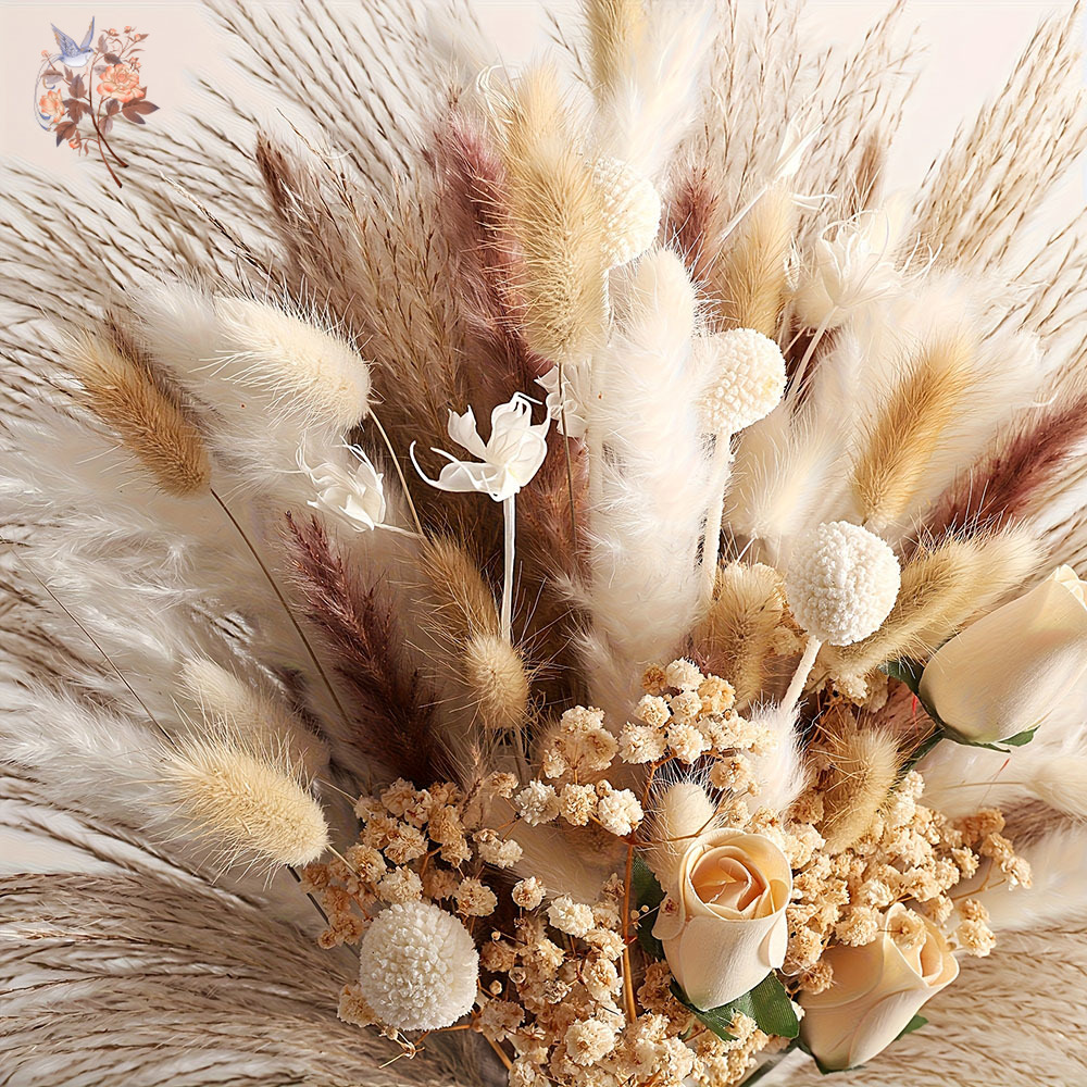 Bouquet de 80 fleurs artificie - Pampas Grass Decor avis et prix