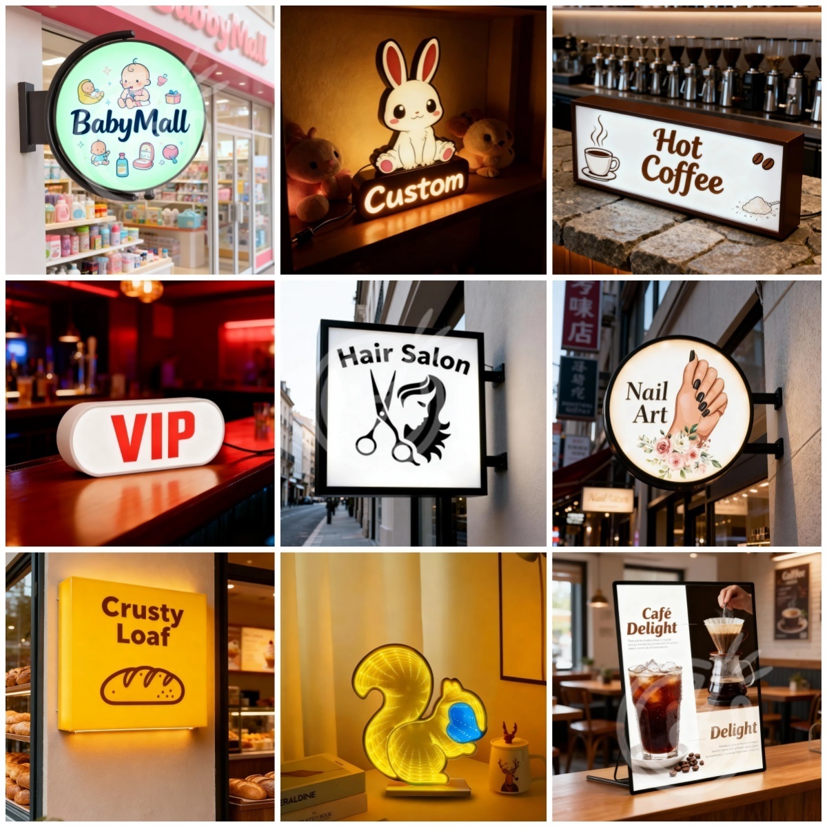 Enseignes en acrylique personn - Neon Sign Led Custom avis et prix