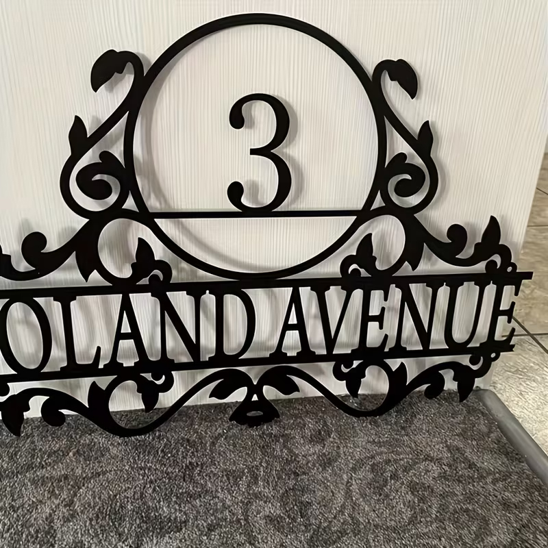 Plaque de numéro de maison et  - Home Decor For Wedding avis et prix