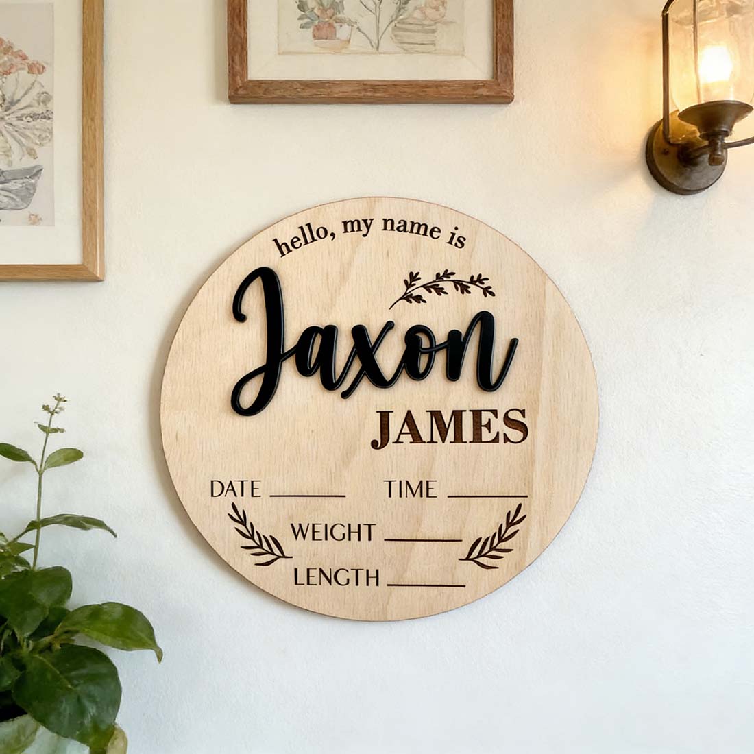 1 plaque personnalisée en bois - Home Decor Pinterest avis et prix