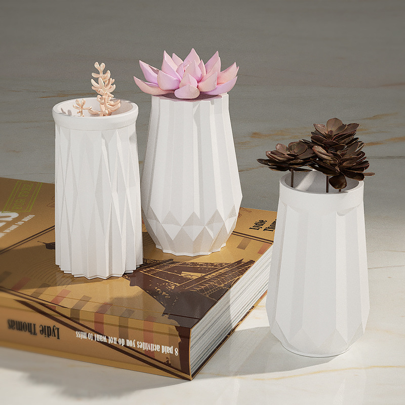 Moule de gypse en silicone pou - Home Decor Vase With Flowers avis et prix