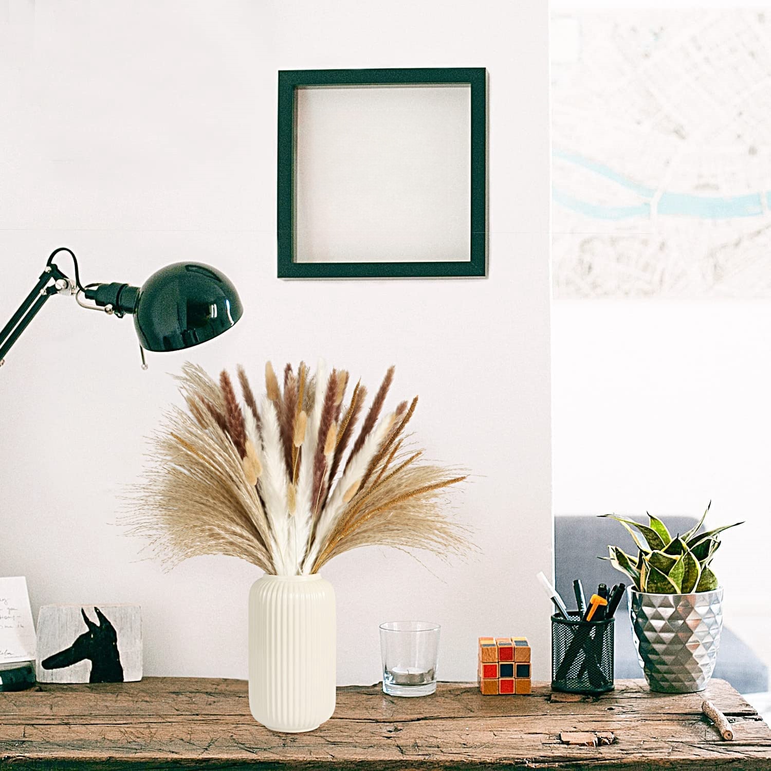Bouquet de fleurs séchées méla - Pampas Grass Decor avis et prix