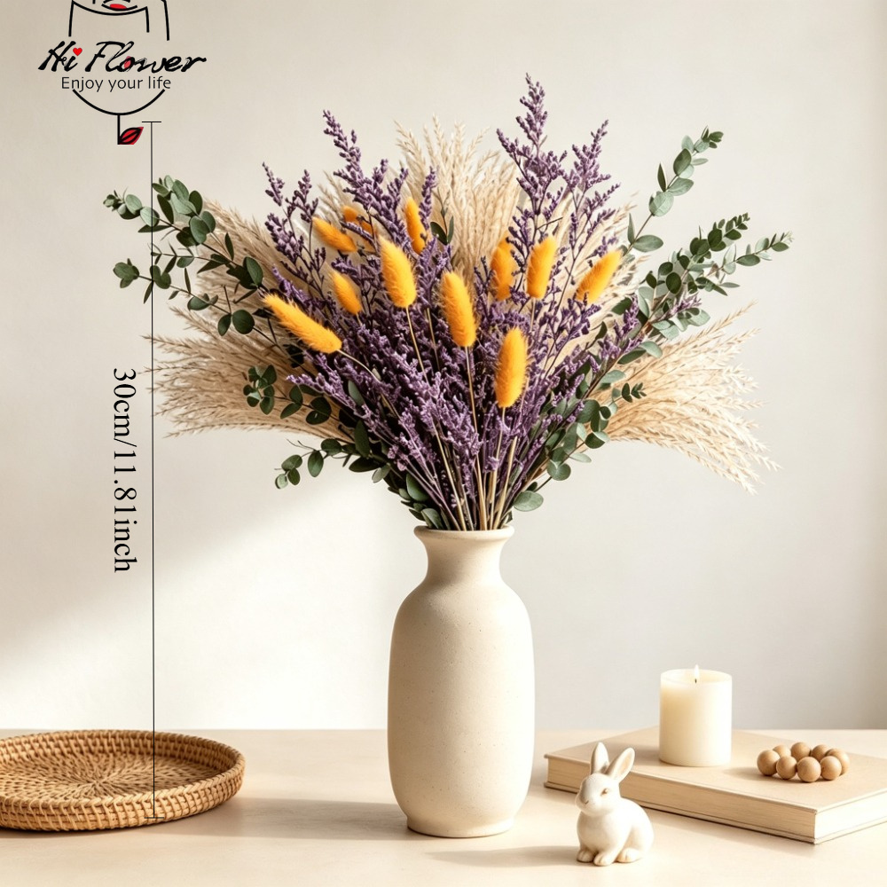 Bouquet de fleurs séchées natu - Pampas Grass Decor avis et prix