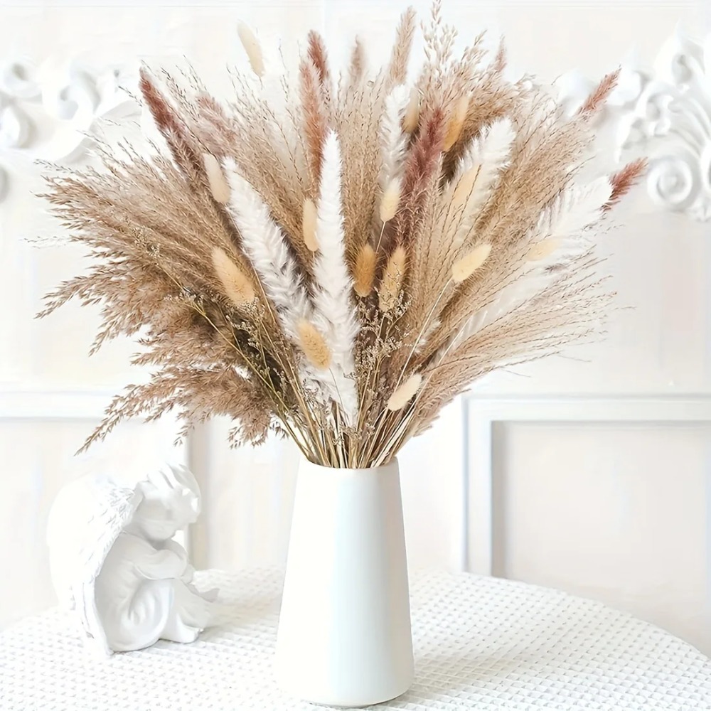 Bouquet de fleurs séchées natu - Pampas Grass Decor avis et prix