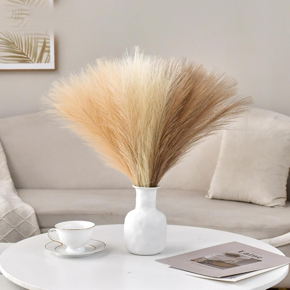 15 tiges artificielles réalist - Pampas Grass Decor avis et prix