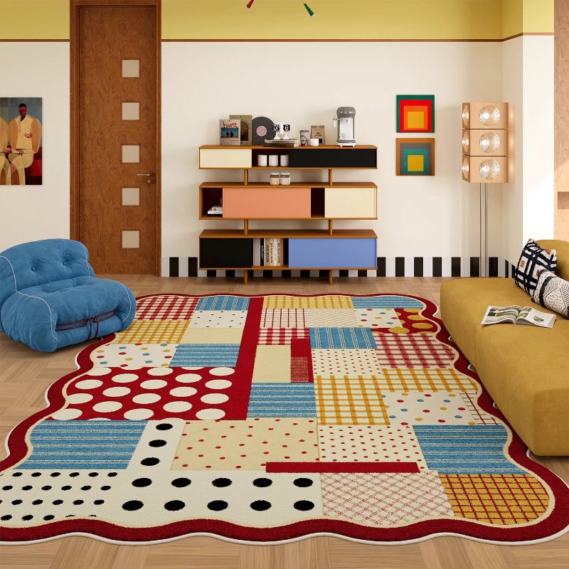 Tapis de salon abstrait motif  - Home Decor Online Free avis et prix