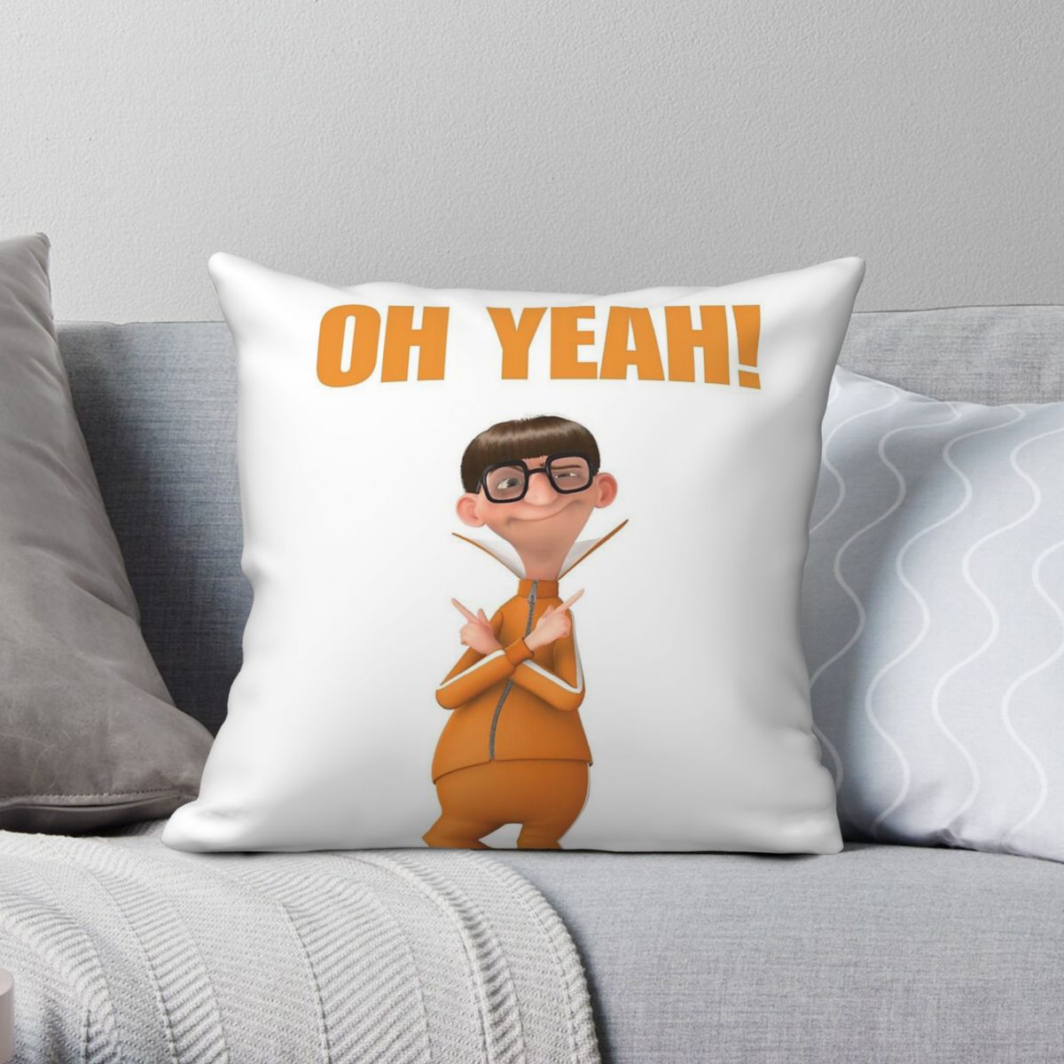 Oh ouais taie d'oreiller carré - Home Decor Vector avis et prix