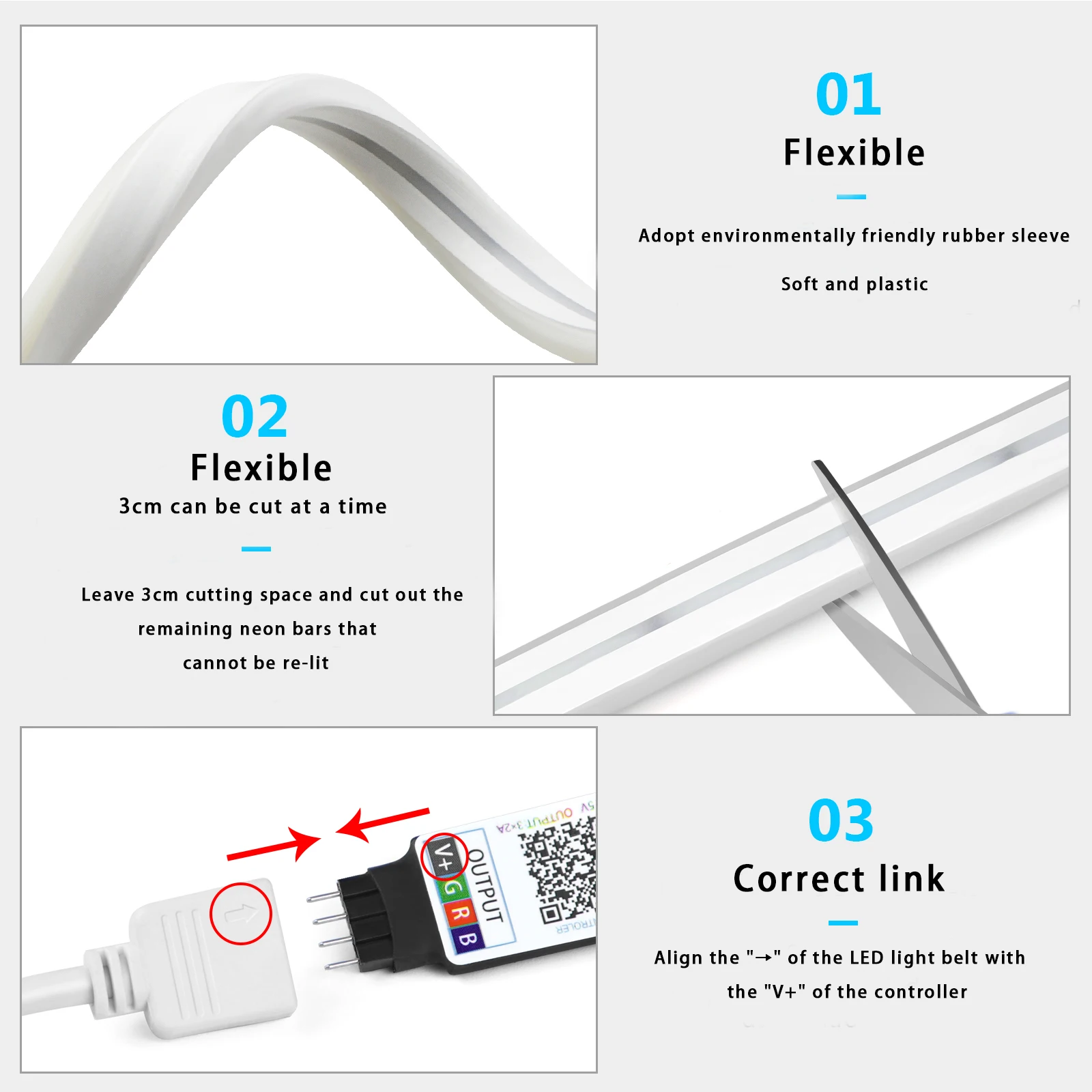 Bande lumineuse LED néon RGB,  - Home Decor Pinterest avis et prix